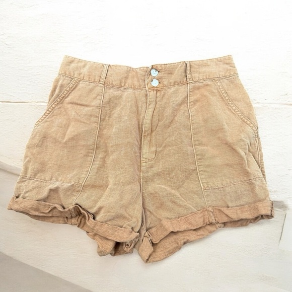 Joie Women's Tan Shorts 6 - Picture 1 of 4
